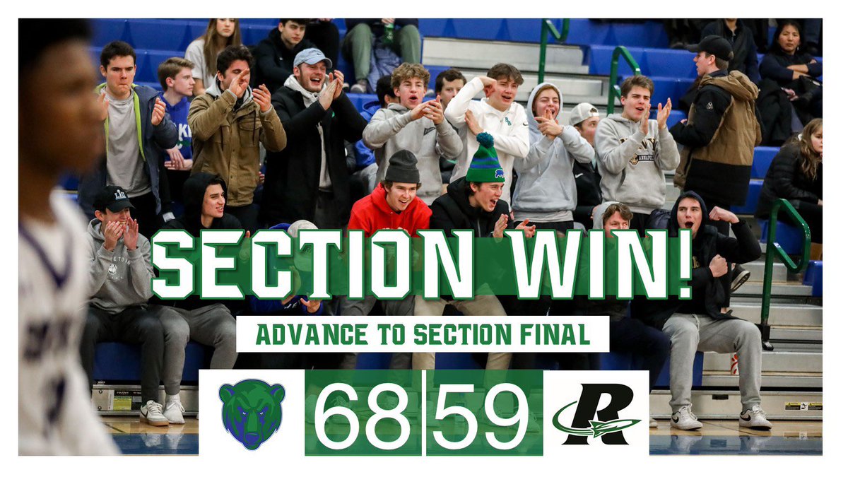 The Bears execute the game plan to perfection and are now 36 minutes away from a trip to state‼️

📊 <a href="/gabe_ganz/">Gabe Ganz</a> 15pts, J. Liu 18pts, @RobertHoops3 15pts, T. Liu 12pts