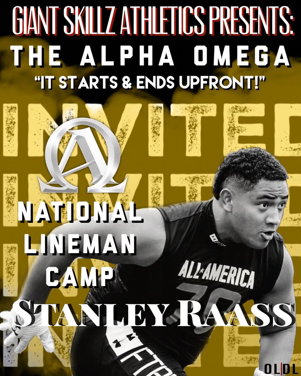 Excited to announce I will be attending the #GSA ALPHA-OMEGA camp! Thanks for the invite @GiantSkillz 
@CoachV_USC 
@bangulo 
@rakoto10