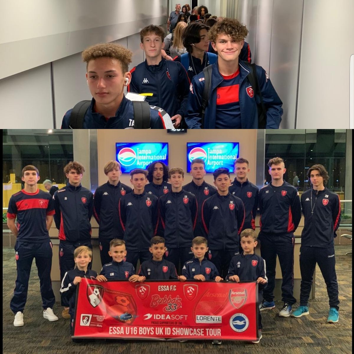 It's good night from Tampa International 🇺🇸✈ 

London 🇬🇧 we will see you in the morning 🙌

Main Sponsor Bubbas33 Wesley Chapel 
Ambassador Sponsor Lorente Medals