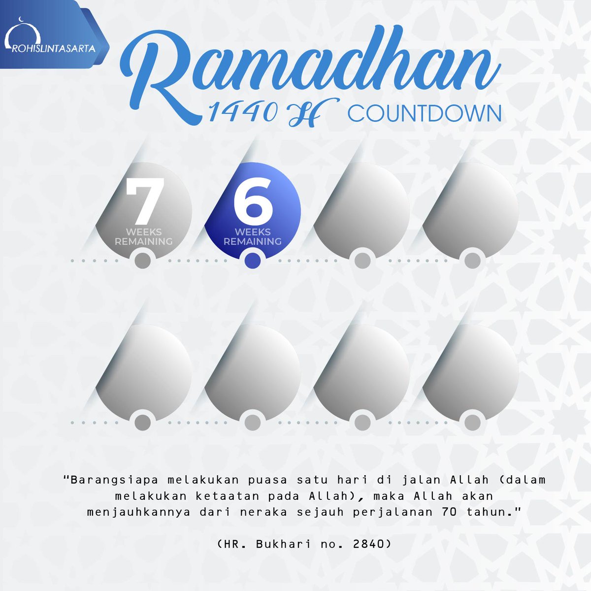 rohislintasarta's tweet photo. 6 Minggu
Menuju Ramadhan https://t.co/Ud5Dt5BQgm