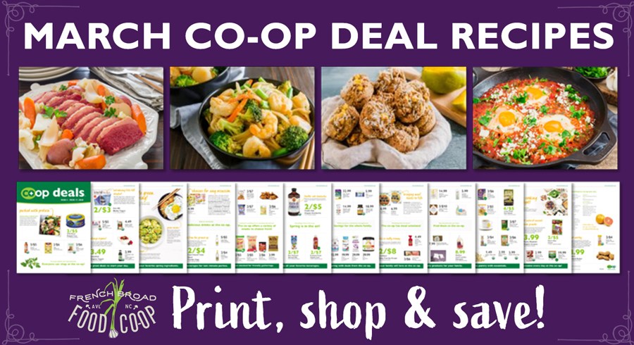 FrenchBroadCoop's tweet photo. March Co-op Deals Recipes https://t.co/2aaDzdLBhn https://t.co/H4IiN4ucXn