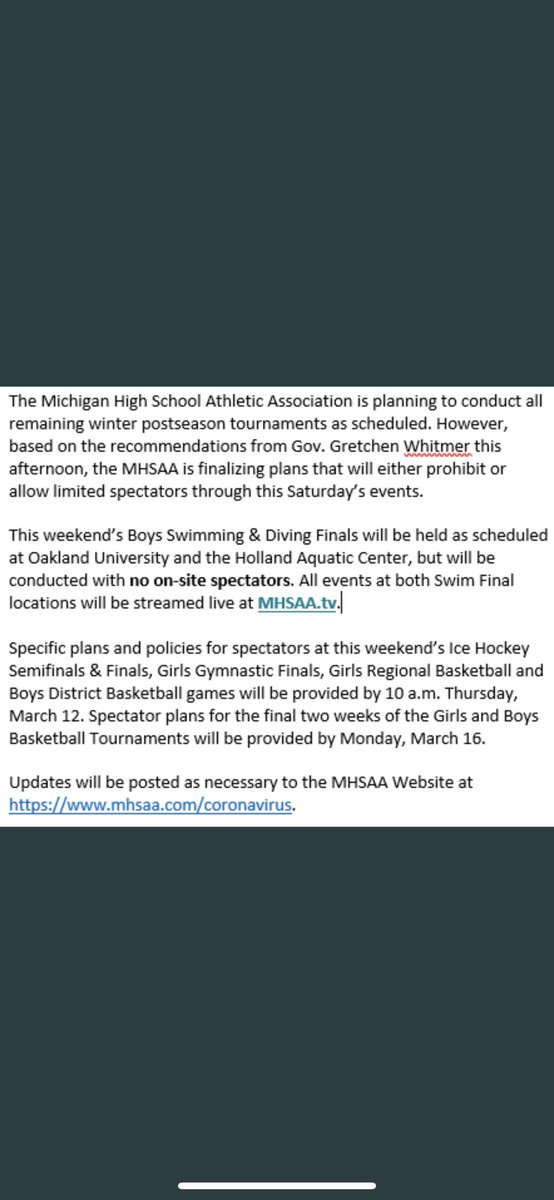 AS OF NOW THE GIRLS REGIONAL CHAMPIONSHIP BASKETBALL GAME VS HARTLAND👎IS STILL ON TOMORROW <a href="/WESTERN/">Kaizer</a> @7 ITS A BLUE OUT SO LETS SHOW OUT FOR OUR LADY WARRIORS❌🧢 IF ANYTHING CHANGES WE WILL KNOW BY 🚨10 AM TOMORROW MORNING🚨
