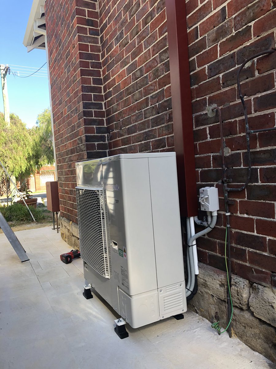 1st install job of the day completed by the team out in Mount Hawthorne. Call today for your free, no obligation quote #airconditioning #Panasonic #perth
