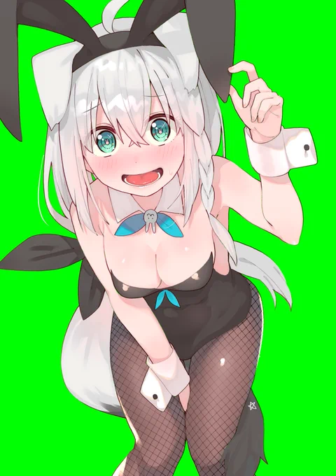GBやんけ! #バニー白上 #絵フブキ 