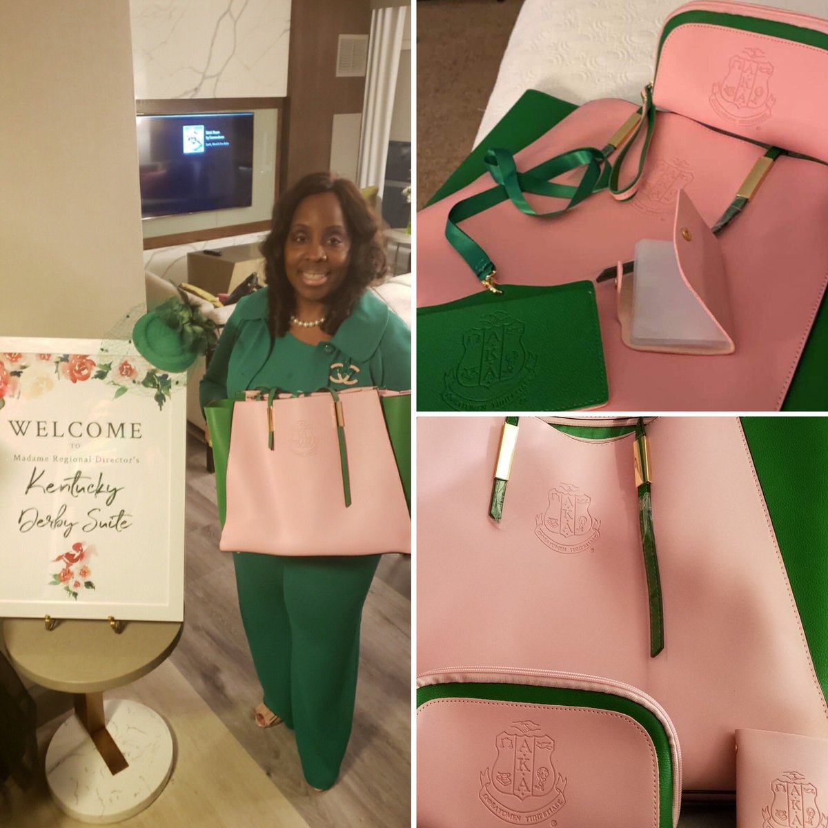 akacentral's tweet photo. Central Regional Director Sonya L. Bowen is holding the 86th Central Region conference bag. Central Region we’re here waiting on you to arrive. 

#AKA1908 #AKACENTRALREGION #AKACRC2020 https://t.co/XfroamUY3m
