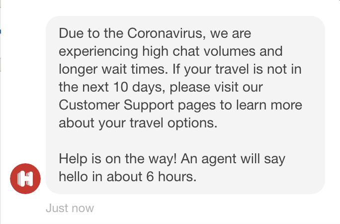designonmymind's tweet photo. This is what happens when you don’t plan on designing for the edge cases! #ux #uxfail Wait for 6 hrs!!! https://t.co/TDJjnMhwqu