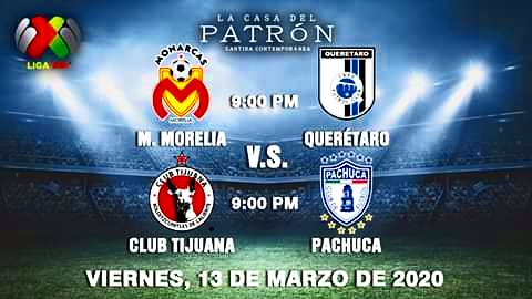 PatronPuebla's tweet photo. ⚽ Apoya a tu equipo favorito éste Viernes 13 de Marzo 2020 ⚽.

En #LaCasaDelPatron  al comprar tu #Botella te regalamos un exquisito #MolcajetePatron o unas #PatronMegaRibs.

Recuerda: NO COVER y cóctel de bienvenida con reservación al 2211030430.

#LaCasaDelEspectaculoEnPuebla https://t.co/yN0Rj6LAVr