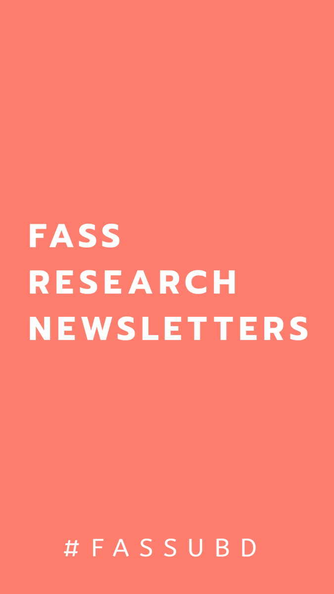 SMazMohamad's tweet photo. Great research is relevant, timely and leads to great teaching. To keep up to date with the research being conducted in our faculty, check out our FASS Research Newsletter for the work we do in the arts, humanities and social sciences (link in bio). #fassubd https://t.co/WVF6opglWU