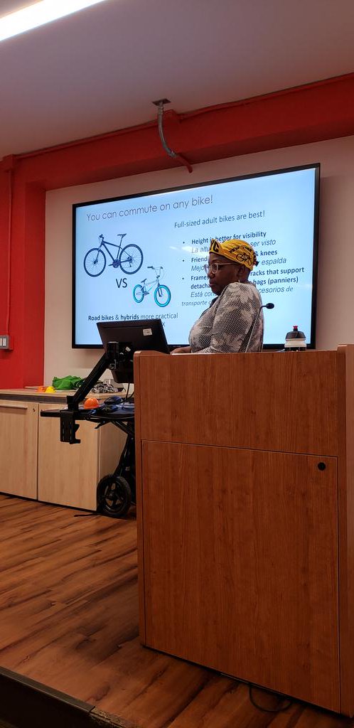 BrownBikeGirl's tweet photo. Everybody loves to push enforcement & infrastructure in #visionzero. But in addition to equity, I'll ALWAYS champion bike education.
And as I did as @nyc_dot lead on Rider Encouragement during #Ltrainshutdown, Im standing by w my #UrbanRoadSchool commuter curriculum ready...HMU https://t.co/IyithoyLmL