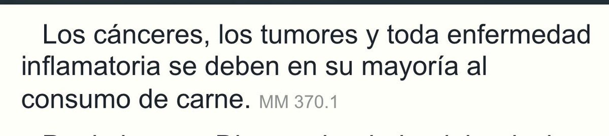 Principal causa de cáncer y tumores- EGW