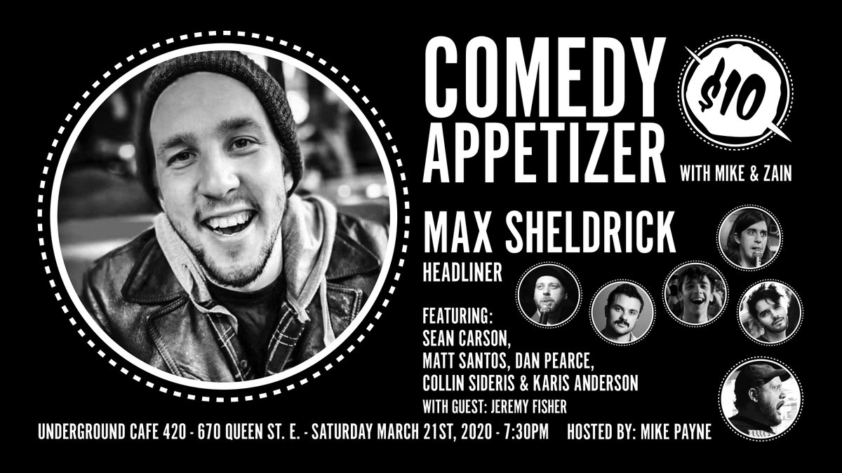 ComedyAppetizer's tweet photo. SATURDAY THE 21ST AT 8PM | @UndergrndComedy | $10 https://t.co/iz8P4yPbCN