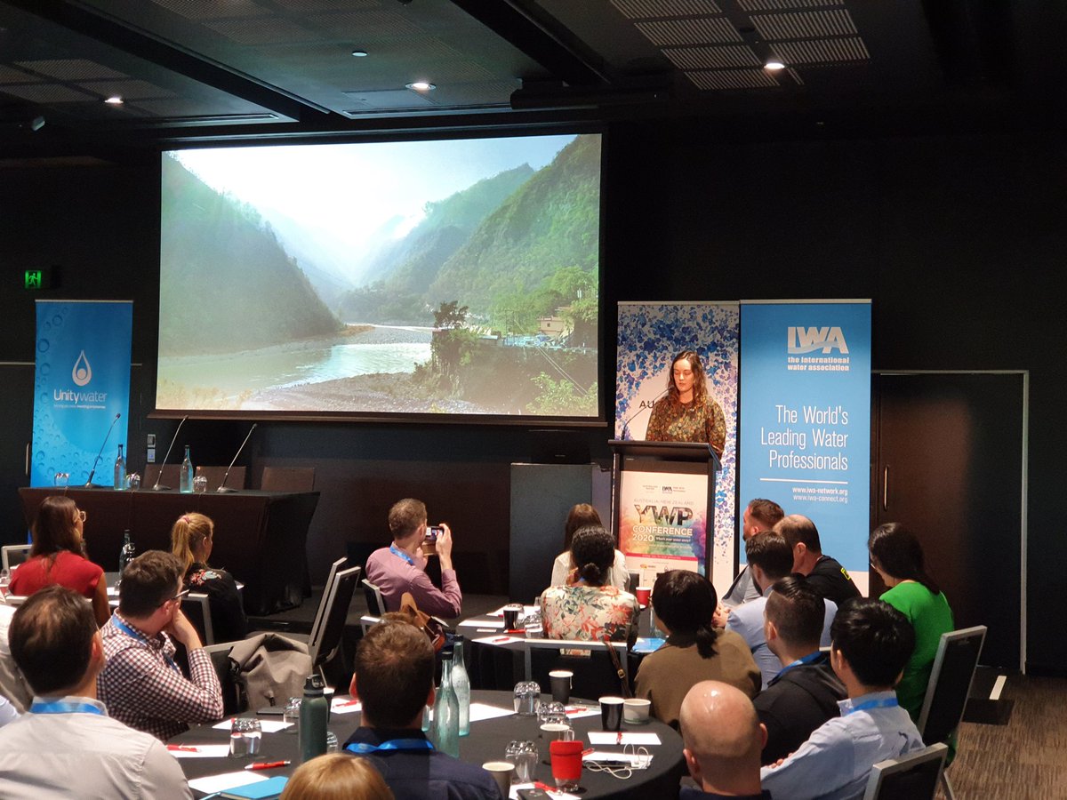 RobbieGoedecke's tweet photo. Great insights being #shared from Michael Carter, Carl Buckeridge, Shannon Davies and Safaa Aldirawi at the YWP conference in #Brisbane on the importance of understanding our community's cultural connection to water  @AustralianWater @IWAHQ https://t.co/Wfow0rIiqZ