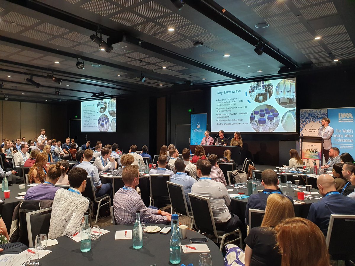 RobbieGoedecke's tweet photo. Great insights being #shared from Michael Carter, Carl Buckeridge, Shannon Davies and Safaa Aldirawi at the YWP conference in #Brisbane on the importance of understanding our community's cultural connection to water  @AustralianWater @IWAHQ https://t.co/Wfow0rIiqZ