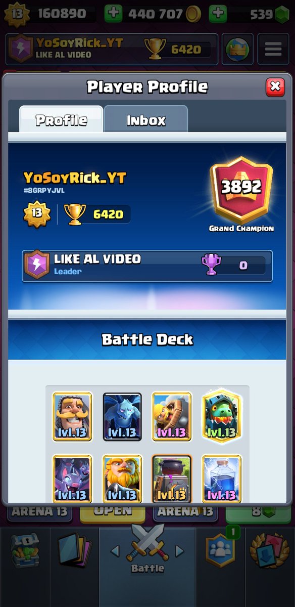 Código: YoSoyRick 💪 tweet media
