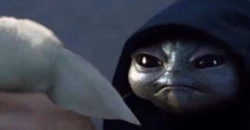 BabyYodaNow's tweet photo. Innocent Me: oh look cheap flights to Europe because of virus

Bad me: buy the flight

Innocent Me: okay *arrives in Europe*

*Breaking News*: Flights from Europe to USA suspended

Good/Bad Me: F*ck me https://t.co/hKu9Mdd1x9