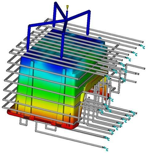 OpptumMoldflow's tweet image. We are working in the cooling analysis which used to evaluate and optimize cooling line design. Analyzing the cooling phase can help determine the coolant conditions needed to maximize the efficiency of the proposed cooling layout.
#mechanical #analytics #engineeringservices