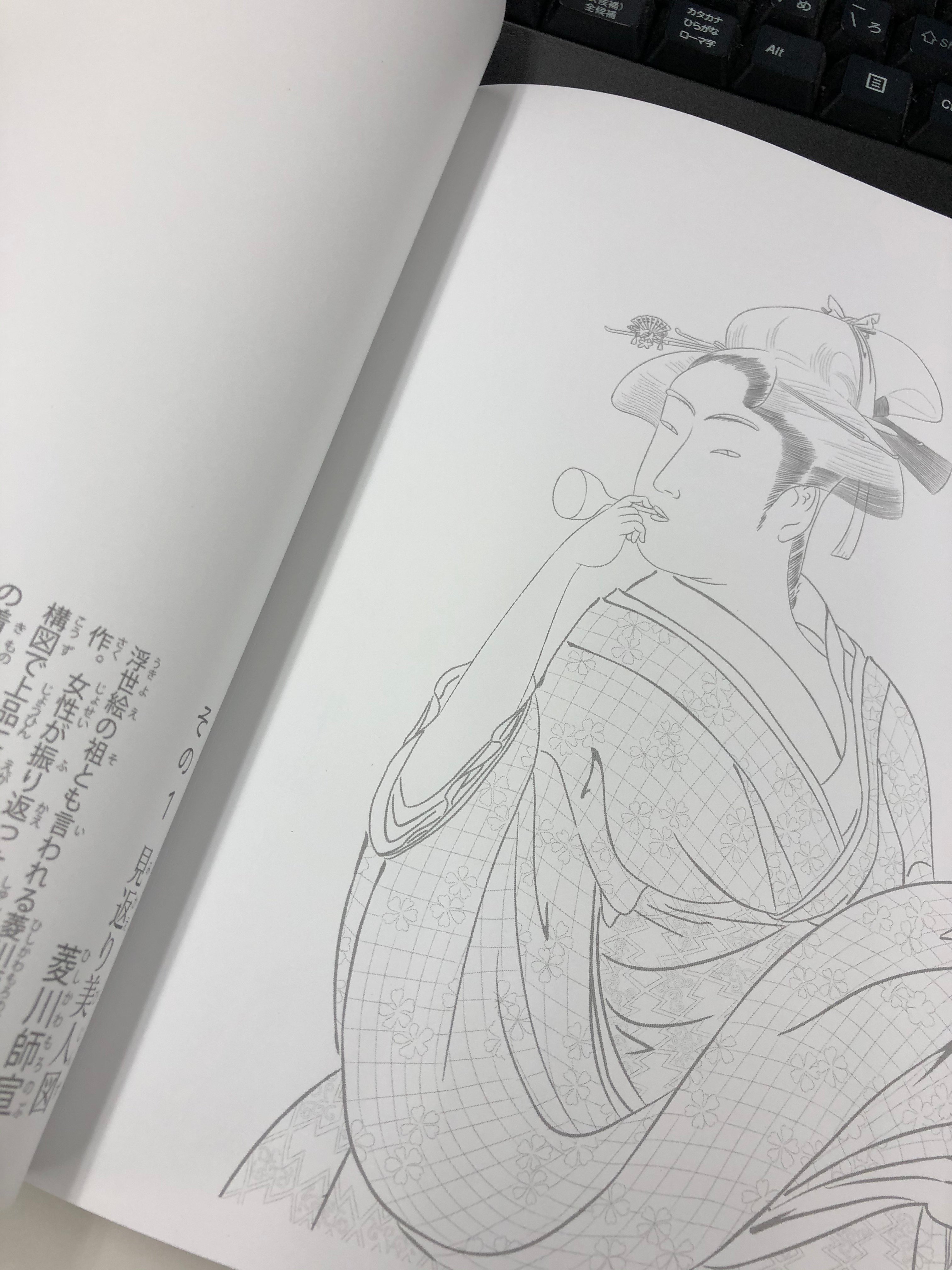 刀剣画報編集部 和のぬりえシリーズ新刊 美人画ぬりえ 3月25日発売 塗り絵の最新刊は 錦絵の美人画がテーマ でも人というよりは 華麗な着物の柄を塗ると考えたほうが楽しいと思います 師宣 国定 英泉 和柄は美して素敵です ご予約は以下から