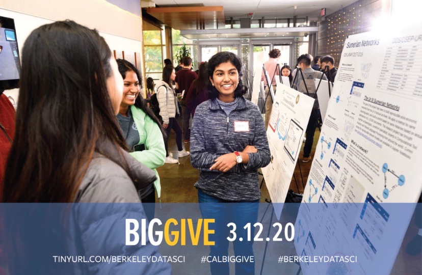 BerkeleyCDSS's tweet image. I support #berkeleydatasci for #CalBigGive because access to data science is for everyone, regardless of major, background, or experience. Support the Division of Computing, Data Science, and Computing at give.berkeley.edu/fund/?f=FH0106…