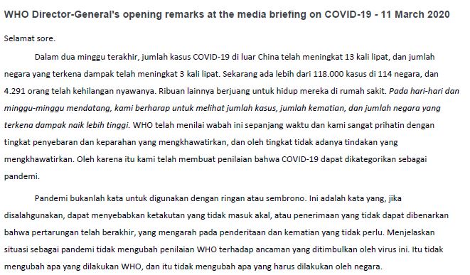 Arti Kata Briefing Dalam Kamus Bahasa Inggris