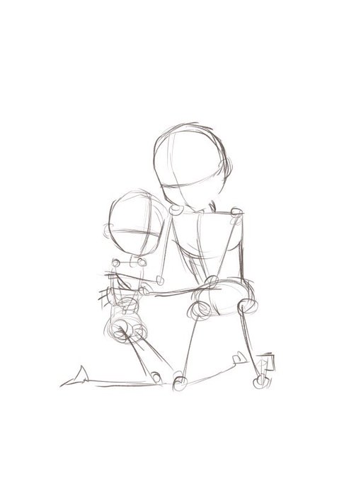 棒人間のtwitterイラスト検索結果 古い順