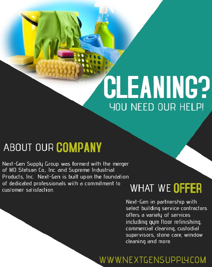 <a href="/next_gen_supply/">Next-Gen Supply Group</a> is built upon the foundation of dedicated professionals #CleaningServices 𝐏𝐫𝐨𝐯𝐢𝐝𝐞𝐫 throughout #Mansfield #Orange #UnitedState with a commitment to customer satisfaction.
Phone: @8774526726
see our website: nextgensupply.com
#JanitorialServices