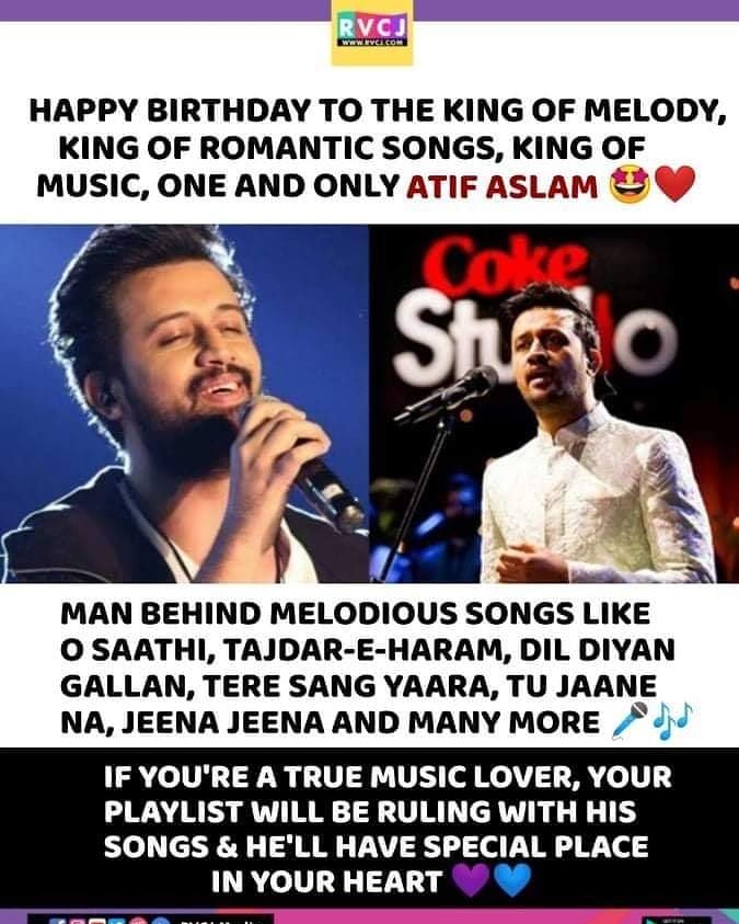 Happy Birthday Atif Aslam! 