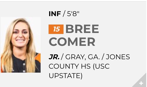 sportsguymarv's tweet photo. Former @jcgreyhounds standout @BreeComer came in clutch Wednesday with @MercerUSoftball plating the teams lone run via a 2 bag RBI in the 5th... after coming in to pinch hit vs @GaTechSoftball in a 11-1 loss. https://t.co/bX3pmfSGXQ