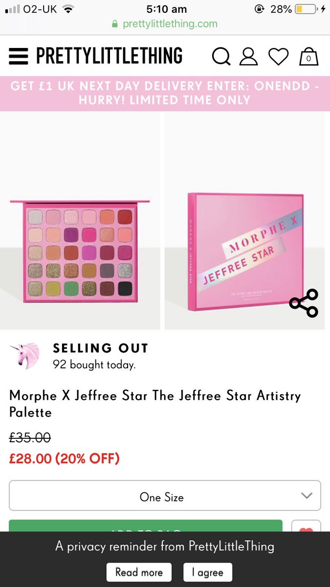 Trendmood On Twitter On Sale Link Https T Co Fbc4wuywxc Online Officialplt The Morphebrushes X Jeffreestar Artistry Palette Is Now Only 15 Byebyemoney Https T Co 64m2ulkpq7