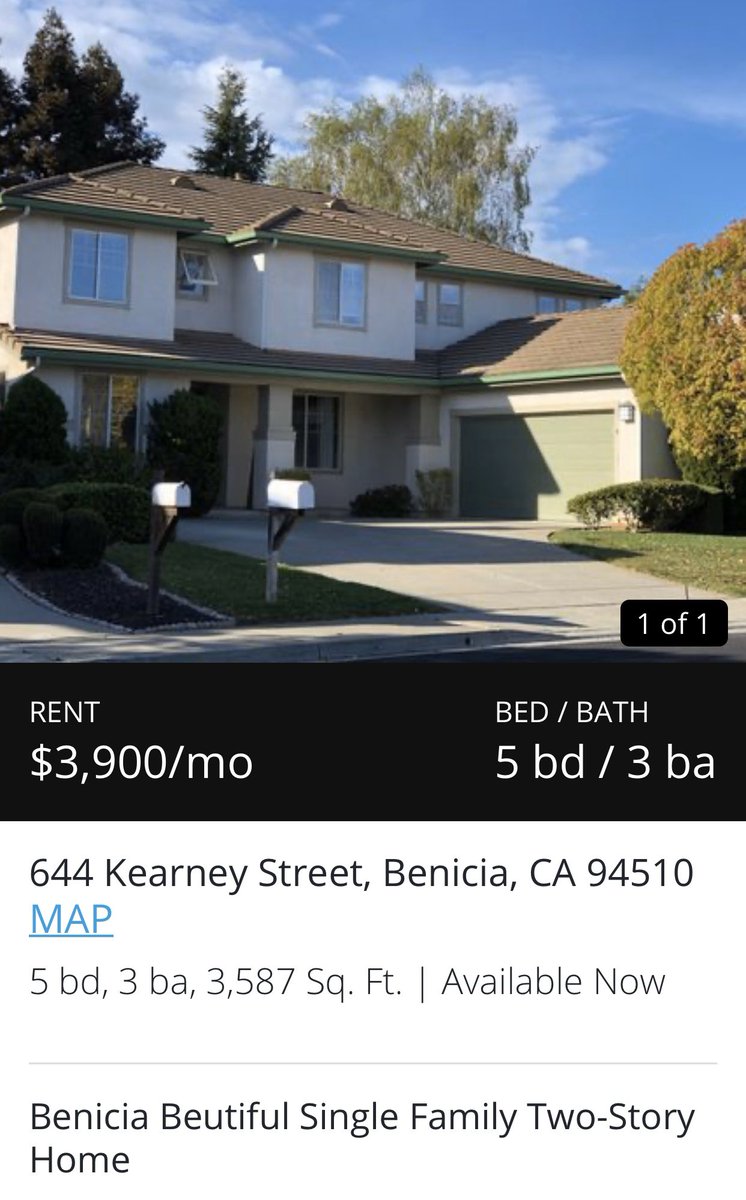 New Rental Available in #Benicia. #AskEstey #EsteyMediaMarketing #TalktoEsteyFirst #GreatTenantsforYourHome #trustedsince1946