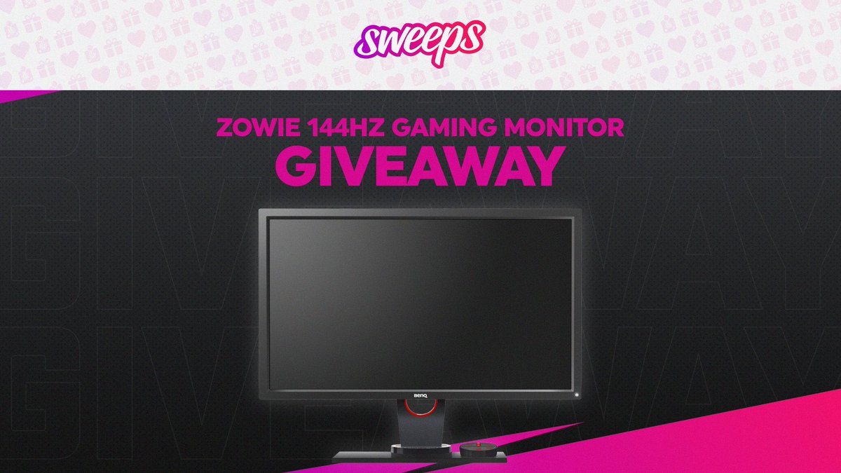 We're excited to announce this ZOWIE 144Hz Gaming Monitor giveaway!

To enter:
🔗 Click here: sweeps.gift/AId8p

Bonus entries:
💬 Reply to this tweet
💞 Retweet and like this tweet
👉 Follow @Sweepsgg