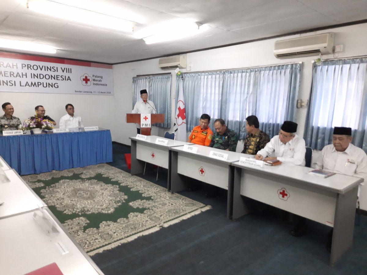 pmi_lampung's tweet photo. Pembukaan Musyawarah Provinsi VIII PMI Provinsi Lampung @Pak_JK @pemprov_lampung
@palangmerah 
#PMISiapBantu https://t.co/DuPIAJNYTf