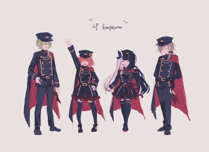 おそろい軍服見たい 