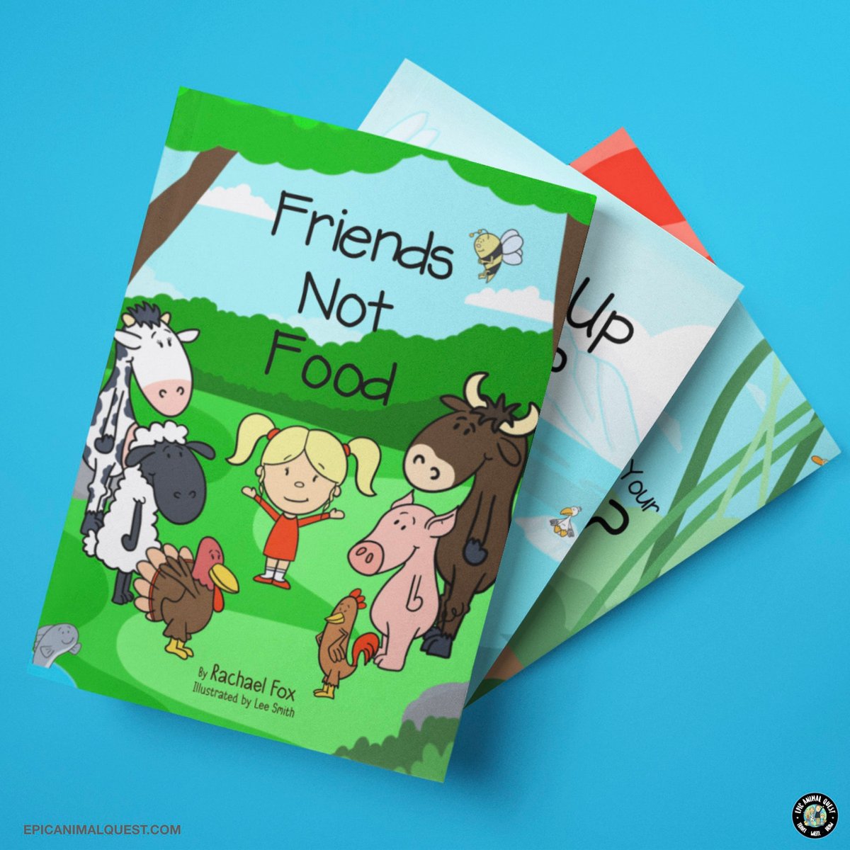 Friends Not Food! This book teaches children that there are many awesome plant-based alternatives for all the animal products we eat and use in our daily lives. 💚

Find out more here: soo.nr/c43J

#plantbased #childrensbook