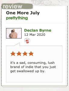 Hey <a href="/prettythingting/">prettything</a>, <a href="/dec_byrne/">Declan Byrne</a> snuck a cheeky pre-release listen to your new single ‘One More July’ on <a href="/triplejunearthd/">triple j Unearthed</a> and he seems to really like it.