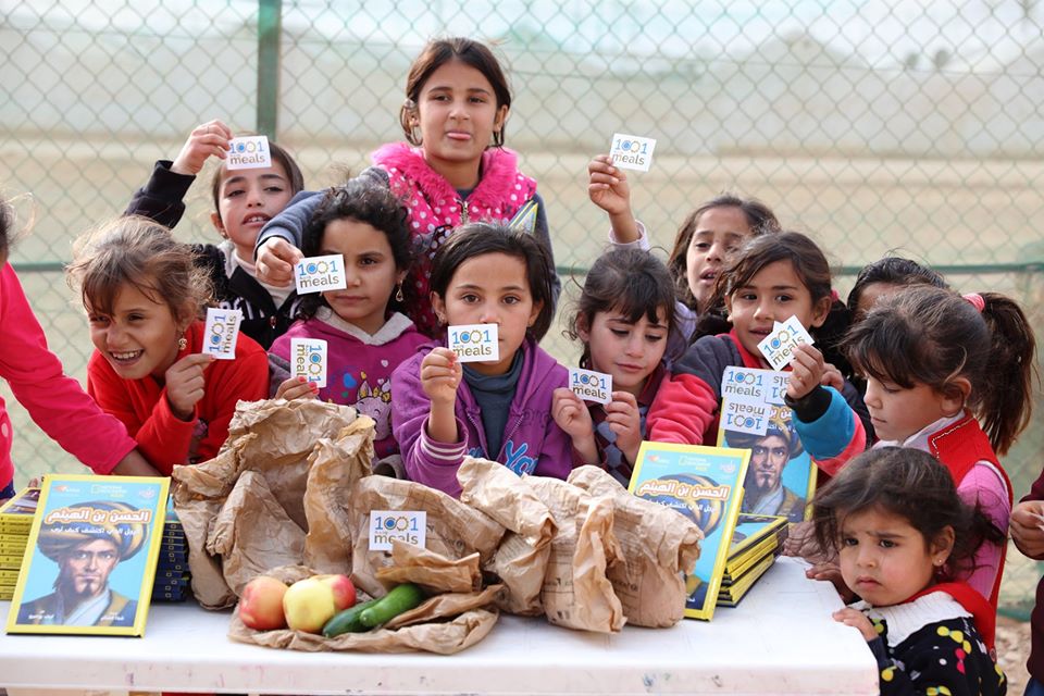 1001meals's tweet photo. Happy  International School Meals Day! #1001Meals couples @WFP_Jordan #HealthyFood with @1001inventions engaging #STEM activities to help nourish #refugee #children bodies while inspiring creativity &amp; stimulating learning. #ISMD2020 #WFP #wellbeing @ShareTheMealorg https://t.co/hQ9aDwa7tf
