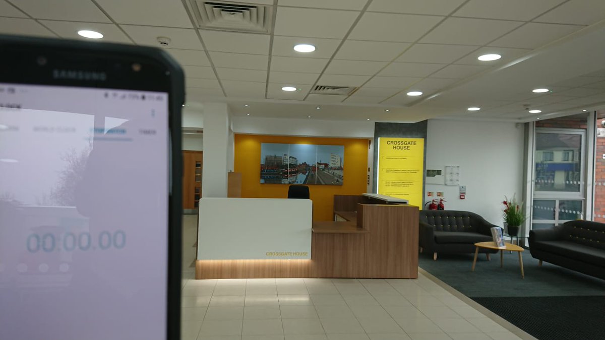 DeanOrbitUK's tweet photo. Thought I'd check how long it takes to walk from the Reception @Orbit_UK Crossgate House to the Sale @MCRMetrolink 
Just 4 mins at normal pace! 
Think I could do it in 2 if I jogged.
#evenquickerthanithought
#crossgatehouse
#southmanchesteroffices https://t.co/uagzbYYr5F