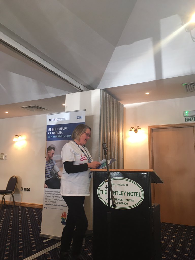 LPFTNHS's tweet photo. “Today’s practice is yesterday’s research” Diane Brennan is speaking of the importance of taking part in research to further the future of the NHS #LPFTResearchConf @LPFTResearch https://t.co/SnYXl568tG