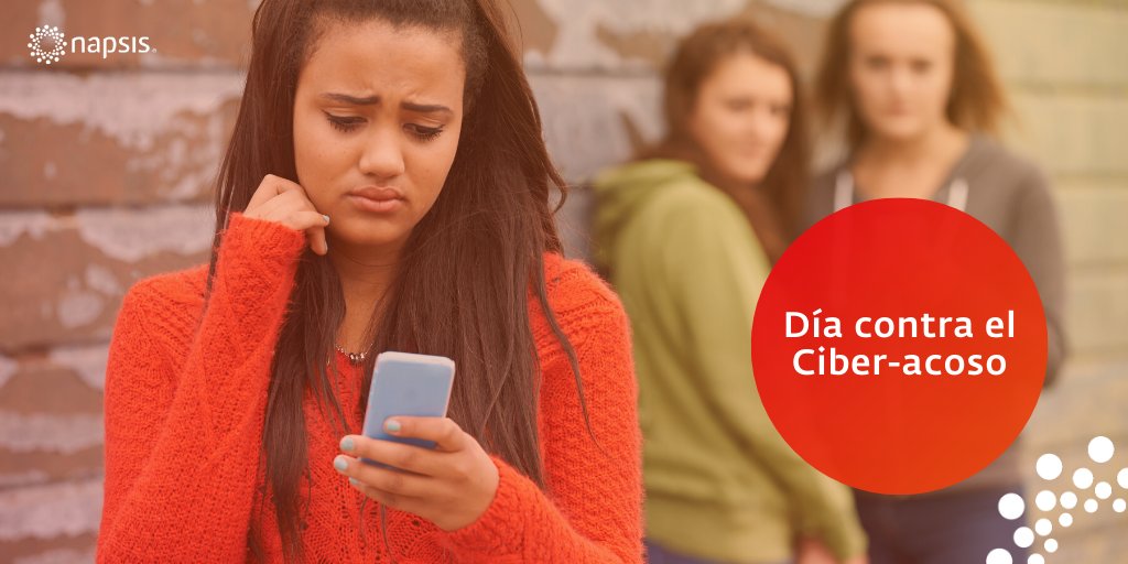 NapsisChile's tweet photo. Llega el #DíaContraElCiber-acoso y con ello nuestra responsabilidad de visibilizar esta realidad y apoyar a los establecimientos que están realizando actividades que erradiquen esta situación de sus aulas. 
#NoMásCiber-acoso https://t.co/g6dpYHXFZw
