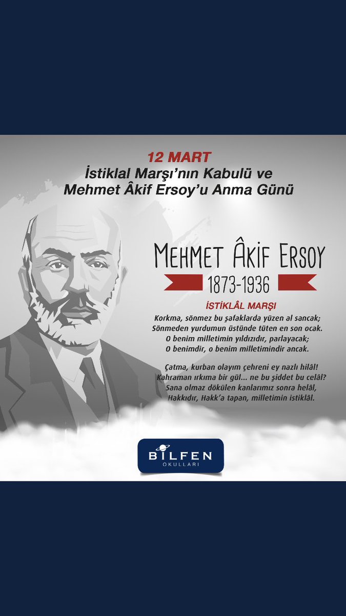 Türkiye Büyük Millet Meclisi’nde milli bağımsızlığımızın simgesi olan İstiklal Marşı’mızın kabul edilişinin 99’uncu yıl dönümünü, Ulu Önder Gazi Mustafa Kemal Atatürk'ü, vatan şairimiz Mehmet Akif Ersoy’u ve milli mücadelenin tüm kahramanlarını rahmet ve minnetle anıyorum.