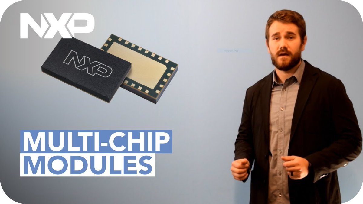 NXP's tweet photo. #Airfast 5G RF integrated multi-chip modules enable the smallest, lightest active antenna systems for base stations. Watch the video to discover your #5Gfuture: https://t.co/lq3CMS1C4D https://t.co/aT2M8wxobO