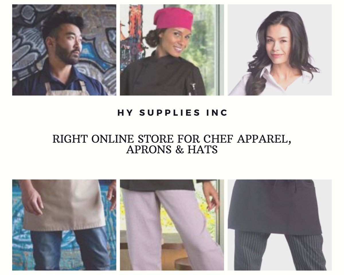 Hysupplies_USA's tweet image. Get high-quality chef apparel like chef coats, Aprons, chef hats at the best wholesale Deals !!

hysupplies.net/chef-uniform

#chefaprons #chefapparel #chefcoats #chefshirts #chefhats #chefbeanies #chefuniform #chefuniformwholesale #chefcoatssale