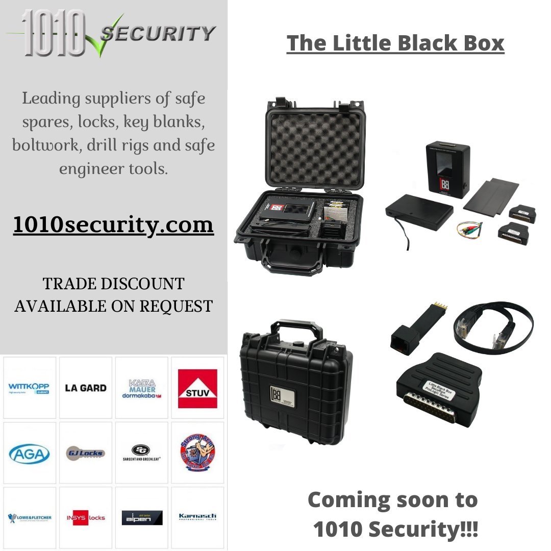 1010security's tweet photo. As you may have seen from our previous post at #securityandpolicing2020 - The Little Black Box is in stock and will be going live on our website very soon!!

Visit us at: https://t.co/eqULZpicxs

#comingsoon #1010security #safeengineer #TheLittleBlackBox #onlinestore https://t.co/E2Qcvjw5sN