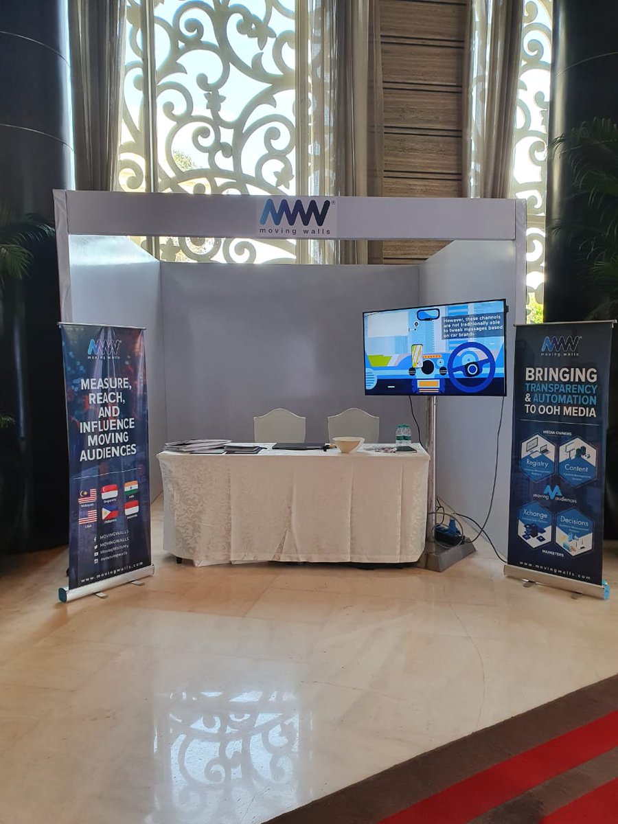 movingwalls's tweet photo. We are all set!
Visit our booth at @exchange4media NEONS OOH Conference & Awards 2020, 12 & 13 March. We are all eager to answer all your questions!
#OutdoorAdvertising #MovingEvents https://t.co/HmGSLYtt6A