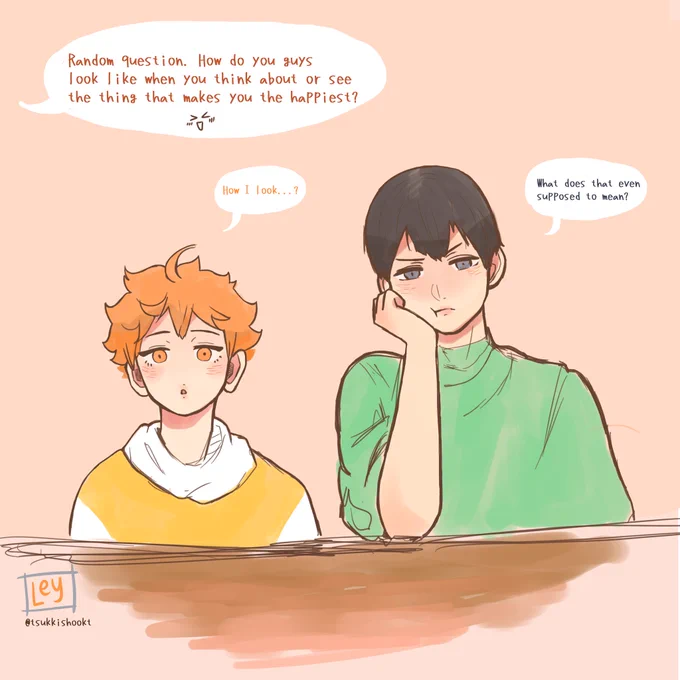 Q and A with KageHina ??

// their happy (in love) faces // 