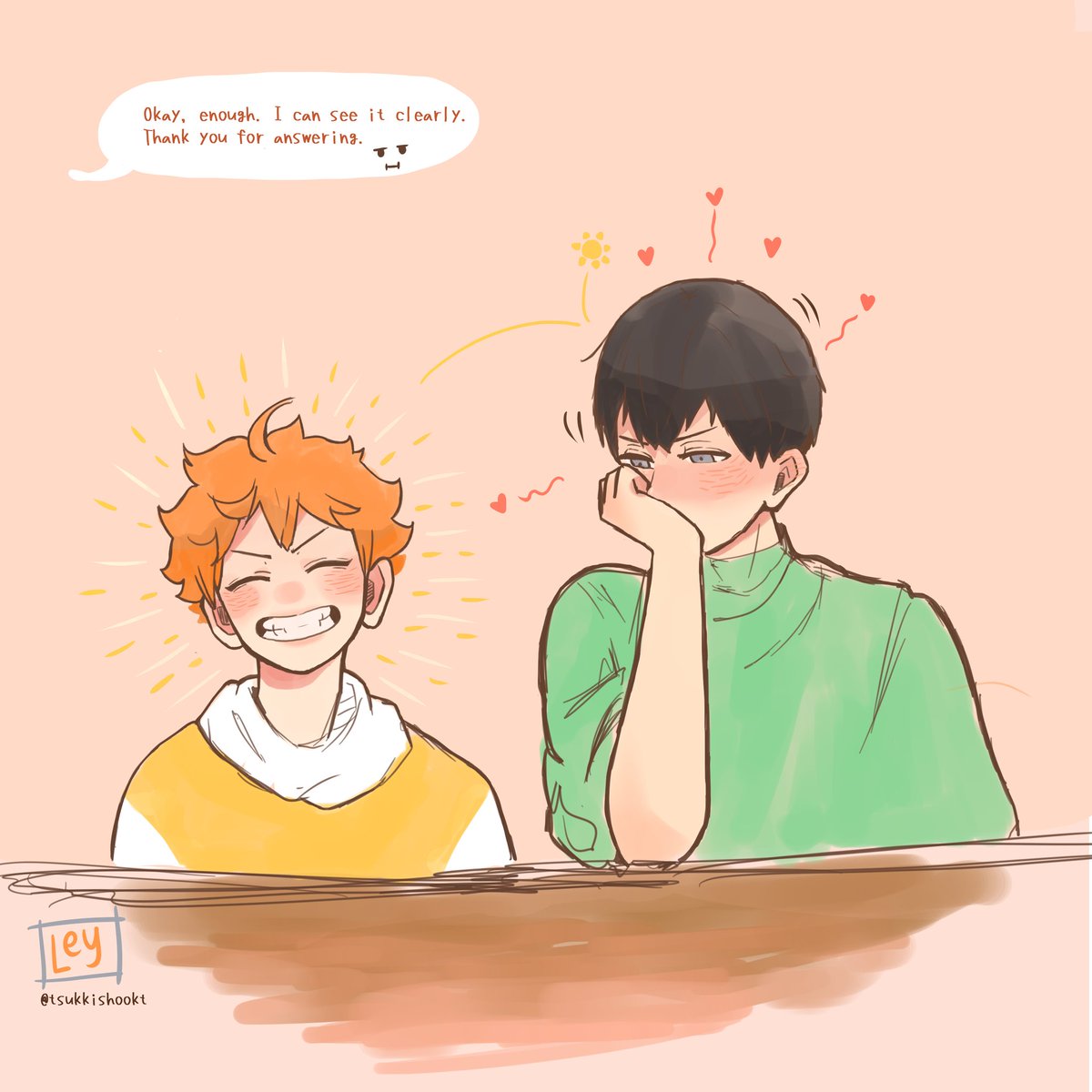Q and A with KageHina ??

// their happy (in love) faces // 