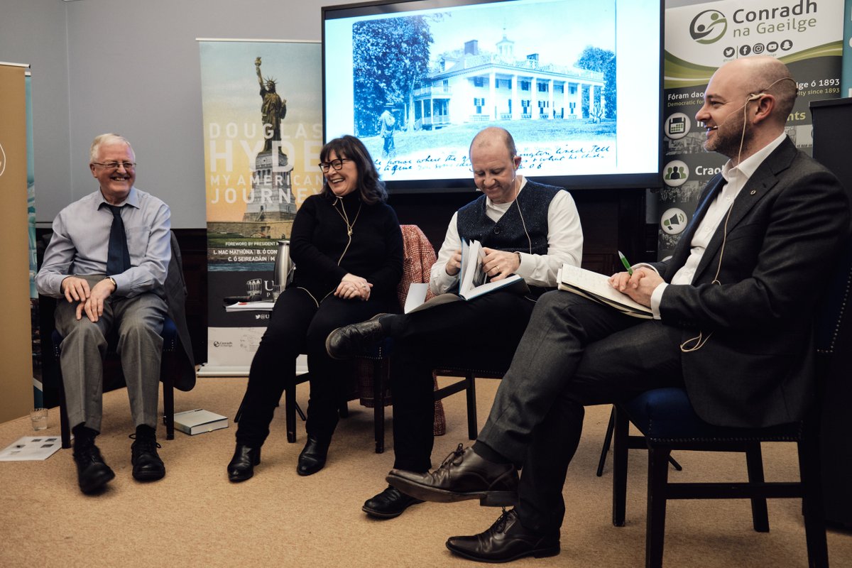 hydefound's tweet photo. Oíche iontach @NLIreland ag ceiliúradh @UCDPress My American Journey by #Ireland's first #President Douglas Hyde! Buy the book here: https://t.co/qHIUMxiQxH Buíochas le @DeptAHG &amp; @dfatirl for their support and to Miriam Kaczor for the photos! https://t.co/knx5KVlLwP