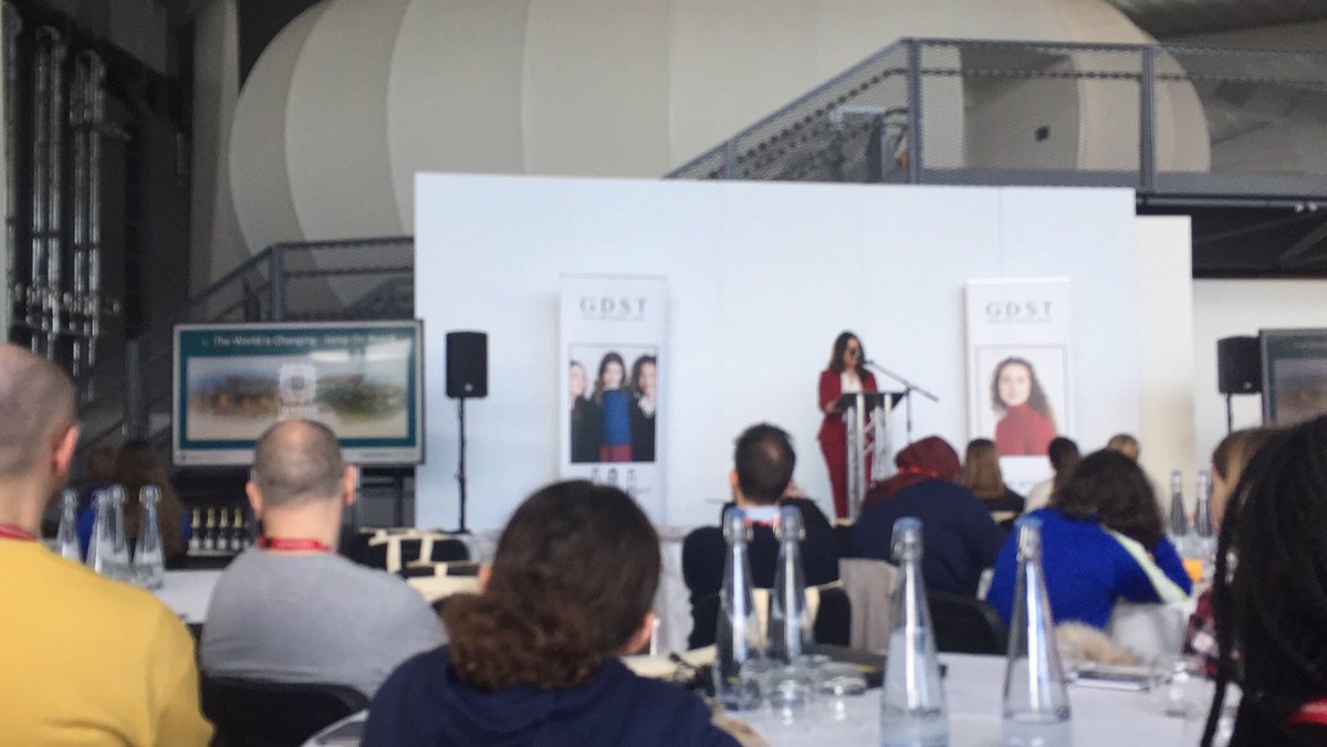 NHS_Teach's tweet photo. @JuliaHMuir explaining the #vision for Woven smart city in Japan ‘ the world is changing - jump on board’ @digitalGDST https://t.co/5PojC6JHgZ