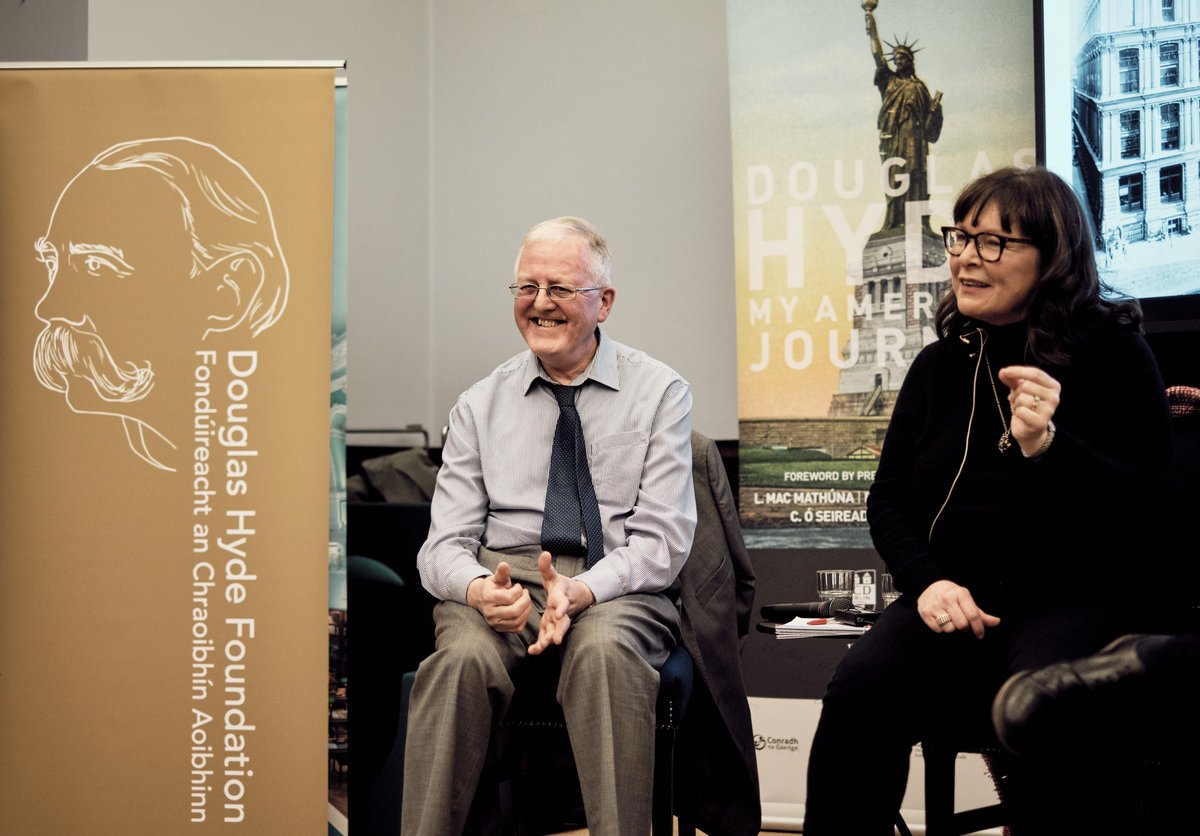 hydefound's tweet photo. Oíche iontach @NLIreland ag ceiliúradh @UCDPress My American Journey by #Ireland's first #President Douglas Hyde! Buy the book here: https://t.co/qHIUMxiQxH Buíochas le @DeptAHG &amp; @dfatirl for their support and to Miriam Kaczor for the photos! https://t.co/knx5KVlLwP