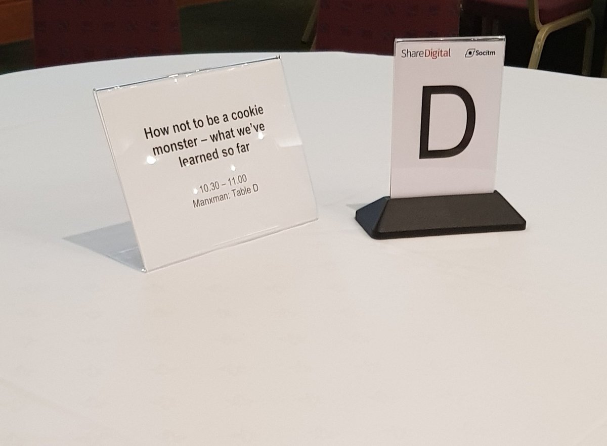 lucyrow3's tweet photo. Thanks to everyone who came to my roundtable about cookies and what we've learned so far at @SouthamptonCC. Really interesting comments and questions! #sharedigital20 https://t.co/4wyd3BjQyD