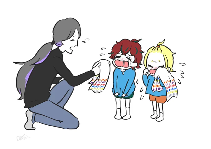 うんうん、かなしかったね?よしよし 